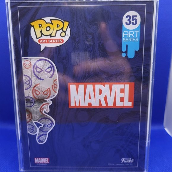 Marvel Spider-Man Art Series Target Exclusive Funko Pop - Picture 3 of 8